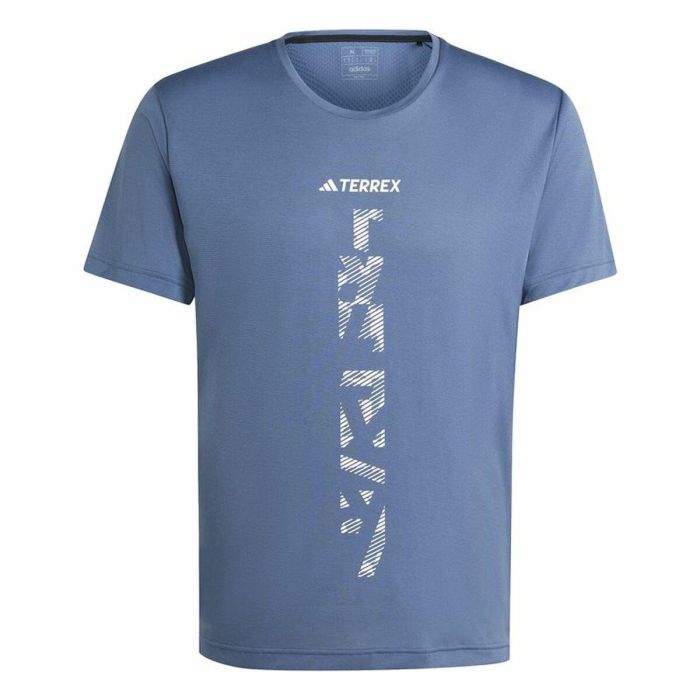 Camiseta de Manga Corta Hombre Adidas Terrex Agravic Azul 0 Camiseta de Manga Corta Hombre Adidas Terrex Agravic Azul 0