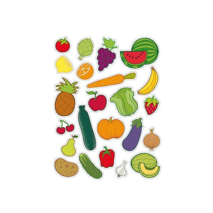 Gomets Apli Tematicos Bolsa 12H Removibles Frutas Y Verduras 276 Uds. (11451) (Set de 5)