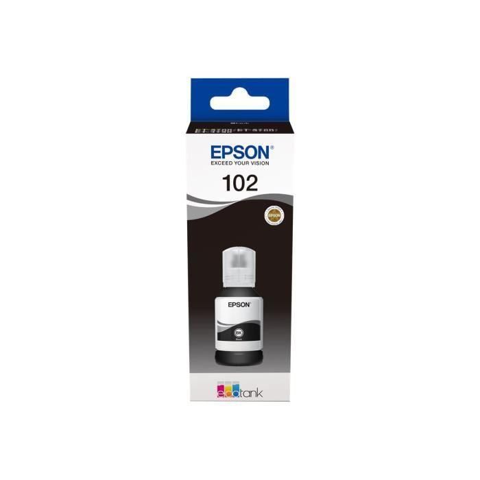 Epson Tinta Bote Negro Ecotank para ET-2700, ET-2750, ET-3700, ET-3750, ET-4750 - Nº 102 1