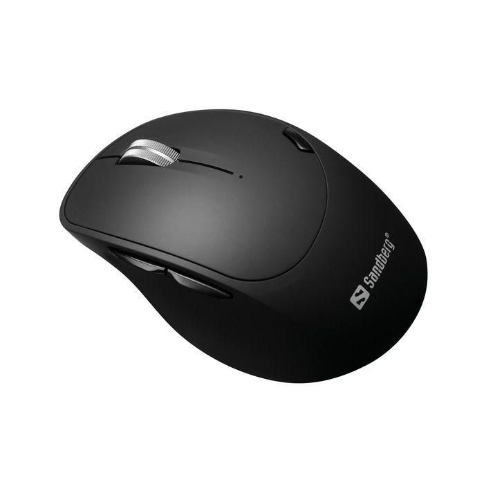 Sandberg Wireless Mouse Pro Recharge Ratón Inalámbrico con 6 Botones y Bluetooth/USB 1