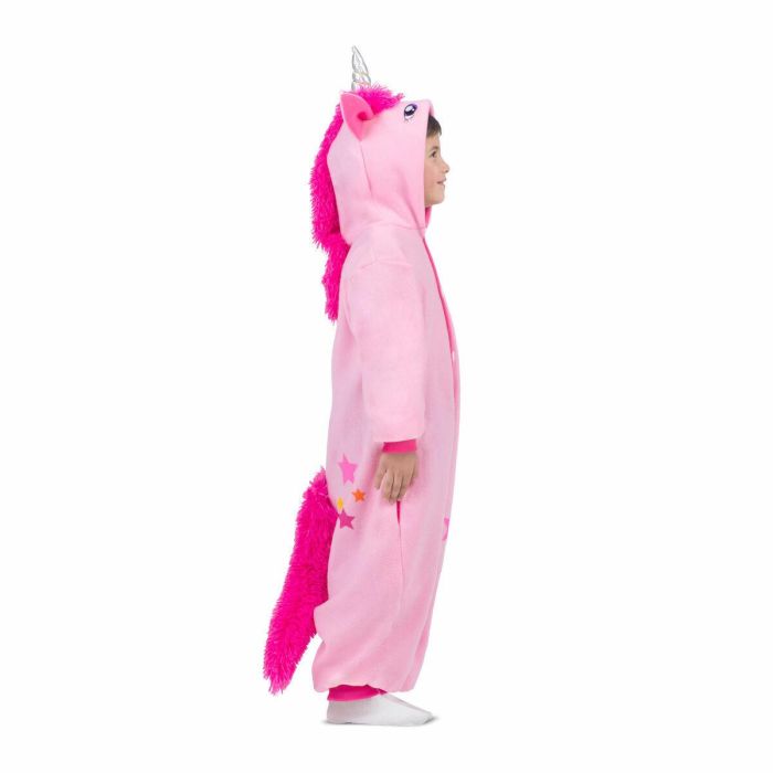 Disfraz unicornio rosa talla unica child (kigurumi con capucha y cola) 3 Disfraz unicornio rosa talla unica child (kigurumi con capucha y cola) 3