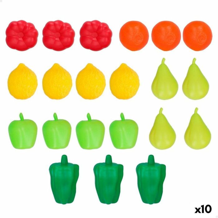 Set de Alimentos de Juguete Colorbaby 21 Piezas (10 Unidades) Set de Alimentos de Juguete Colorbaby 21 Piezas (10 Unidades)
