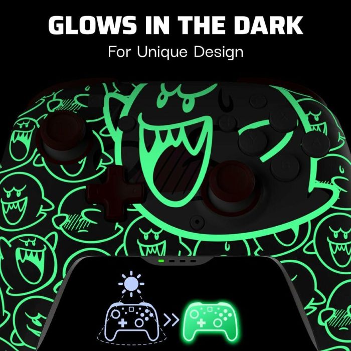 PDP Mando Inalámbrico para Nintendo Switch, Rematch Glow Boo-Hoo, PDP1728606967264 11 PDP Mando Inalámbrico para Nintendo Switch, Rematch Glow Boo-Hoo, PDP1728606967264 11