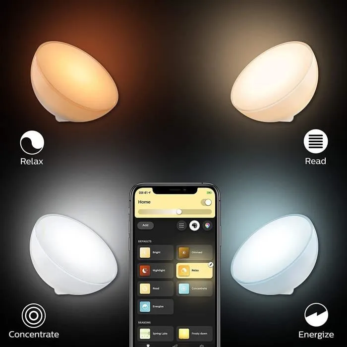 Philips Hue 8718696173992 Lámpara Bluetooth Portátil Blanco y Color Compatible con Alexa, Google y Apple HomeKit
