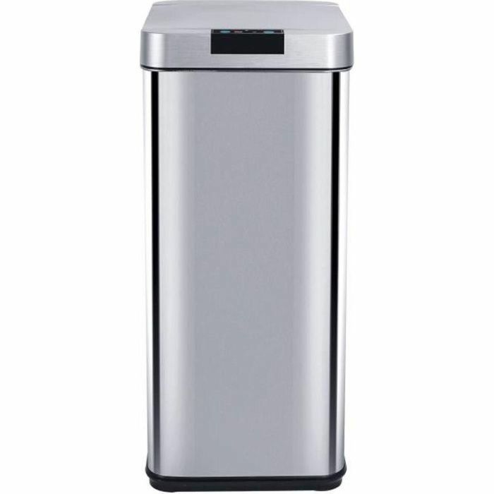 Kitchen Move PARKSIDE Bote de Basura Automático 50L Acero Inoxidable Cepillado Rectangular con Fleje Tapa Manos Libres Kitchen Move PARKSIDE Bote de Basura Automático 50L Acero Inoxidable Cepillado Rectangular con Fleje Tapa Manos Libres