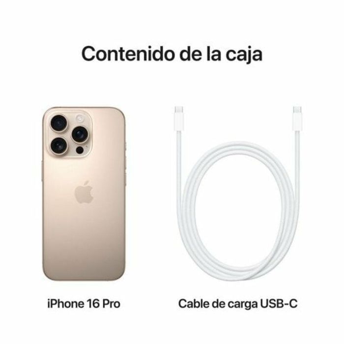 Apple MYNW3QL/A iPhone 16 Pro 1TB 6.3" Super Retina XDR 5G Titanio Color Desierto Chip A18 Pro Cámara Fusion 48MP 1 Apple MYNW3QL/A iPhone 16 Pro 1TB 6.3" Super Retina XDR 5G Titanio Color Desierto Chip A18 Pro Cámara Fusion 48MP 1