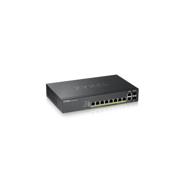 Zyxel GS2220-10HP-EU0101F Switch Gestionado L2 10 Puertos Gigabit Ethernet PoE con 2 Puertos SFP Combo, Montaje en Rack, Negro Zyxel GS2220-10HP-EU0101F Switch Gestionado L2 10 Puertos Gigabit Ethernet PoE con 2 Puertos SFP Combo, Montaje en Rack, Negro