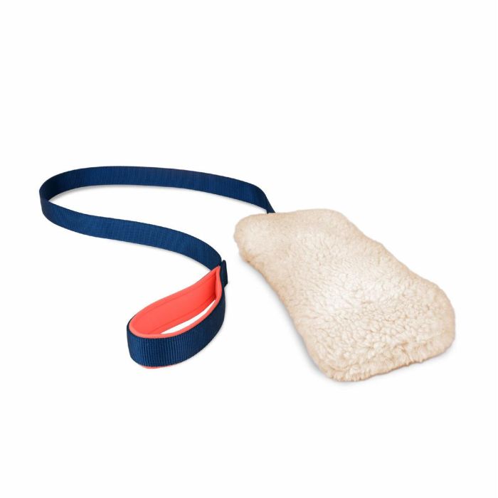 Coachi Chase & Crinkle Borrego: Juguete de Adiestramiento Suave y Arrugado para Perros y Cachorros, Ideal para Perseguir y Recompensar, Azul-Coral 2