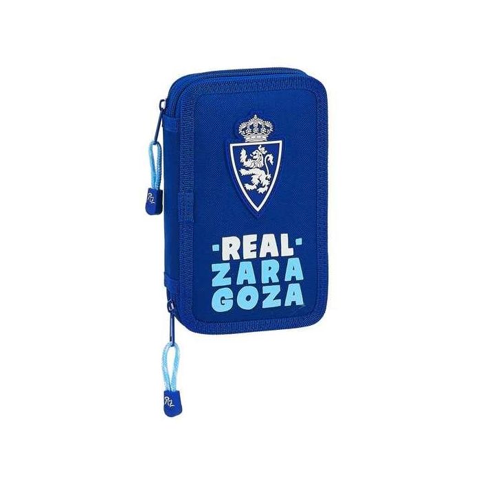 Plumier Doble Real Zaragoza Azul 12.5 x 19.5 x 4 cm (28 piezas) 1 Plumier Doble Real Zaragoza Azul 12.5 x 19.5 x 4 cm (28 piezas) 1