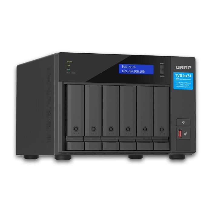 QNAP TVS-H674 NAS Torre con Intel Core i5-12400, 16GB RAM, 6 Bahías, Ethernet 2.5G, Negro - TVS-H674-I5-32G 25 QNAP TVS-H674 NAS Torre con Intel Core i5-12400, 16GB RAM, 6 Bahías, Ethernet 2.5G, Negro - TVS-H674-I5-32G 25