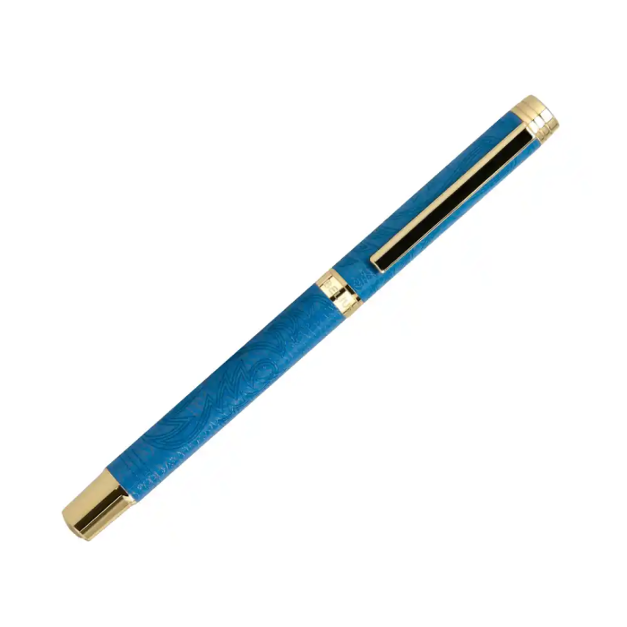 Belius Roller Wild West Azul Marino Dorado Tinta Negra Caja de Diseño 6