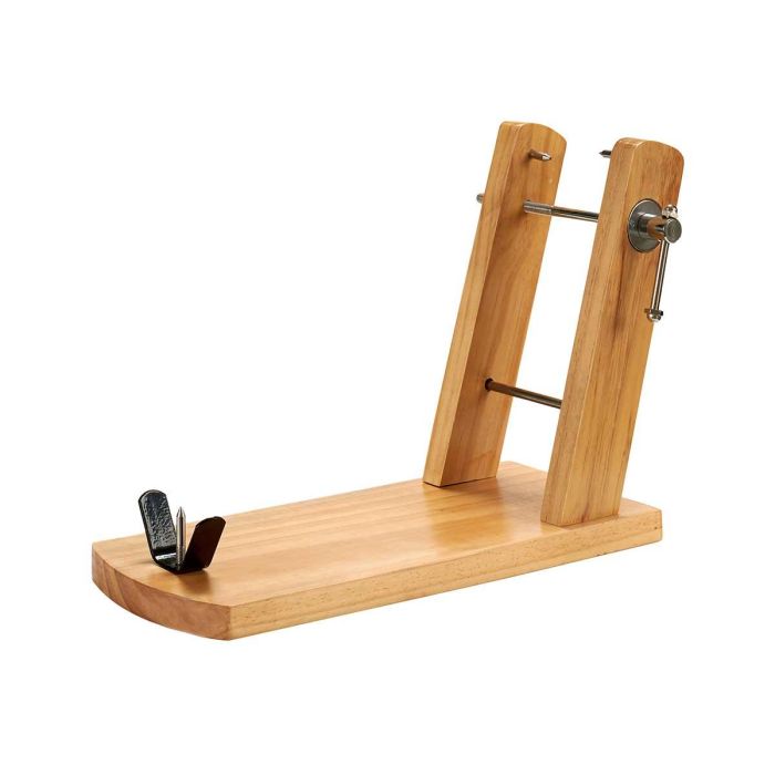 Jamonero Doble Brazo Natural Madera Pino Kinvara 44X8CM (6 Unidades) 1 Jamonero Doble Brazo Natural Madera Pino Kinvara 44X8CM (6 Unidades) 1