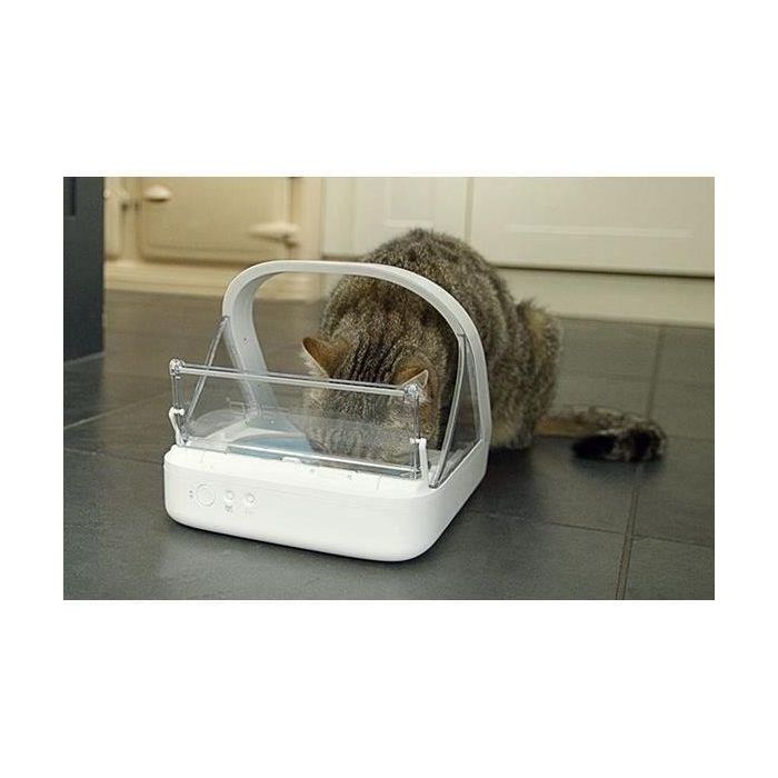 SUREFEED Dispensador de comida con chips electrónicos blancos para gatos y perros: para comida seca o comida húmeda 3 SUREFEED Dispensador de comida con chips electrónicos blancos para gatos y perros: para comida seca o comida húmeda 3