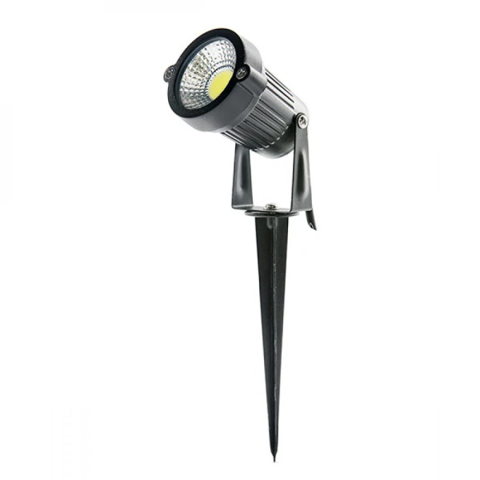 Foco LED Jardín 5W 421Lm 2700K con Pincho IP65 40.000H [SL-SL-C10-5W-WW] Blanco Cálido