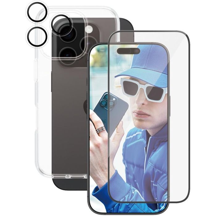 PanzerGlass CARE Flagship 3-in-1 para iPhone 16 Pro