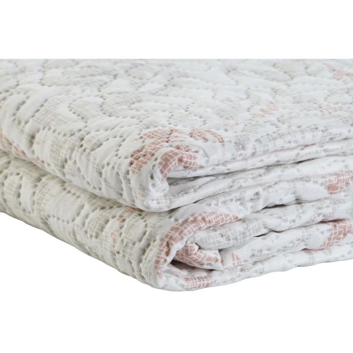 Colcha Romantico DKD Home Decor Beige Marron 260 x 1 x 180 cm 2 Colcha Romantico DKD Home Decor Beige Marron 260 x 1 x 180 cm 2