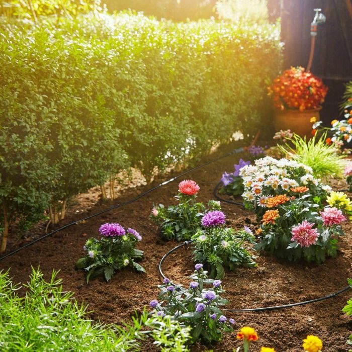 Gardena Micro-Drip-System S Kit de inicio para setos/hileras de plantas con 15 m de manguera 1