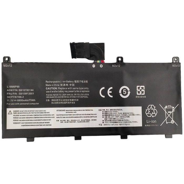 CoreParts Laptop Battery for Lenovo 75.48Wh Li-Pol 11.1V 6800mAh for Lenovo ThinkPad P Series P53, 20QN, 20QQ, Thinkpad P53, TP00112A CoreParts Laptop Battery for Lenovo 75.48Wh Li-Pol 11.1V 6800mAh for Lenovo ThinkPad P Series P53, 20QN, 20QQ, Thinkpad P53, TP00112A