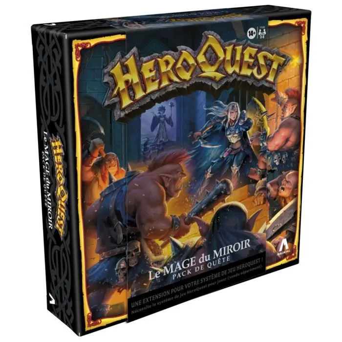 Hasbro Gaming HAS5010994203290 Heroquest Quet Pack Le Mage du Miroir - Juego de roles - Juego de Plateau - Heroquest Game System requerido 5