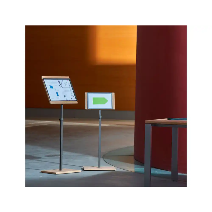 Rocada Expositor magnético suelo rotativo 360 Din A3 altura ajustable 7