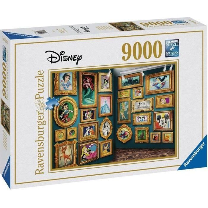 Ravensburger Rompecabezas de 9000 piezas para adultos - Desafío El Museo de Disney Colección Multiproperty Games (+14 años)