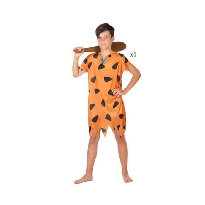 Disfraz Cavernicola Niño Infantil Naranja 5-6 Años - Historia Disfraz Cavernicola Niño Infantil Naranja 5-6 Años - Historia