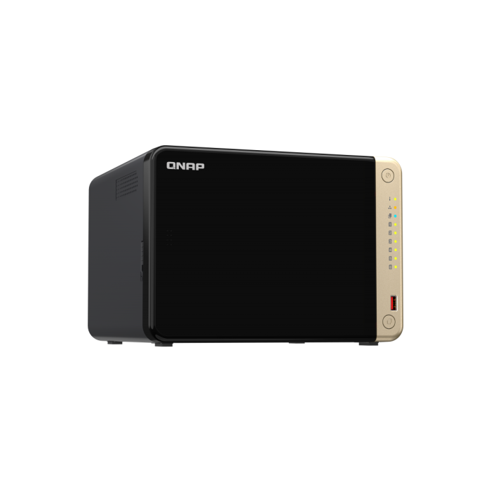 QNAP TS-664 NAS Torre Ethernet Negro N5095 2