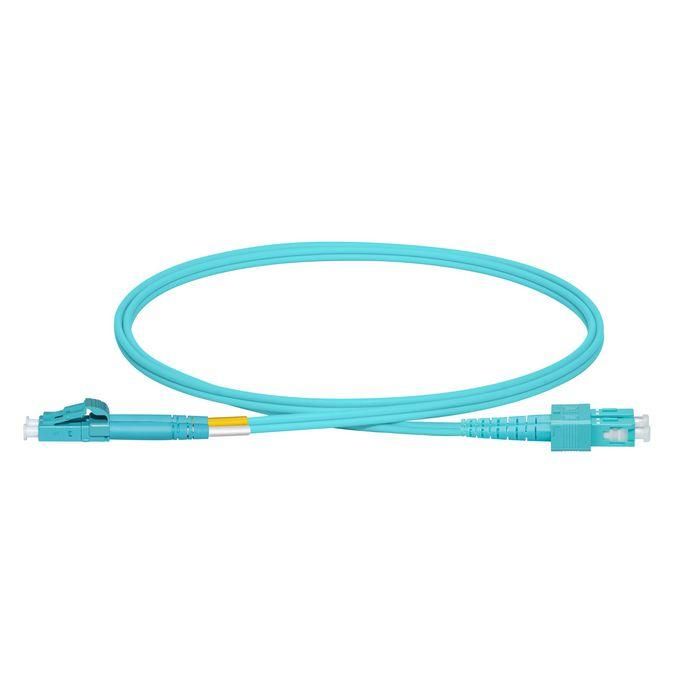 Lanview Cable de Fibra Óptica Multimodo LC-SC Dúplex 5m OM3 50/125 LSZH 1