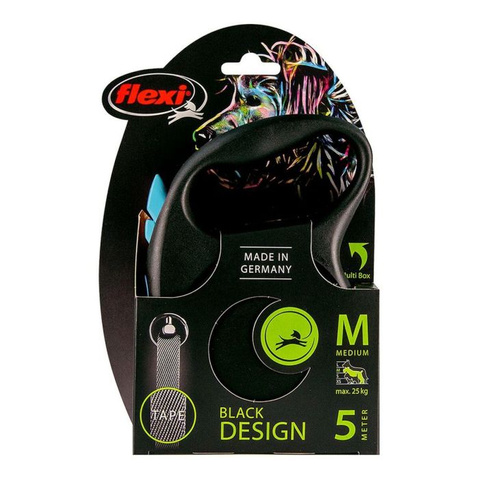 Correa Flexi Black Design S Cinta 5M Azul 2 Correa Flexi Black Design S Cinta 5M Azul 2