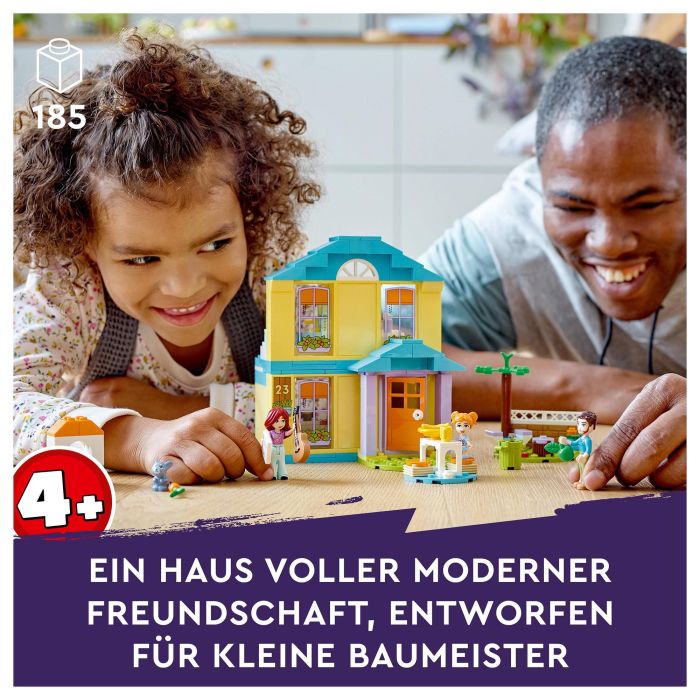 Lego 41724 Friends La Maison de Paisley – Set de construcción Casa de juguete niños 4+ con accesorios y mini-muñecas 16