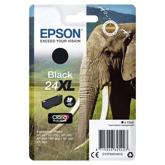 Ink-Jet Epson Claria Photo Hd Ink Negro 24XL Expression Photo Xp-760-950 1 Ink-Jet Epson Claria Photo Hd Ink Negro 24XL Expression Photo Xp-760-950 1