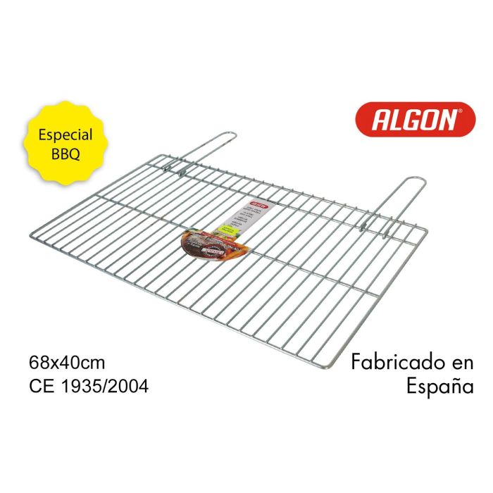 Algon Bbq Parrilla Barbacoa Simple Zincada 68 x 40 cm (3 Unidades) 0 Algon Bbq Parrilla Barbacoa Simple Zincada 68 x 40 cm (3 Unidades) 0