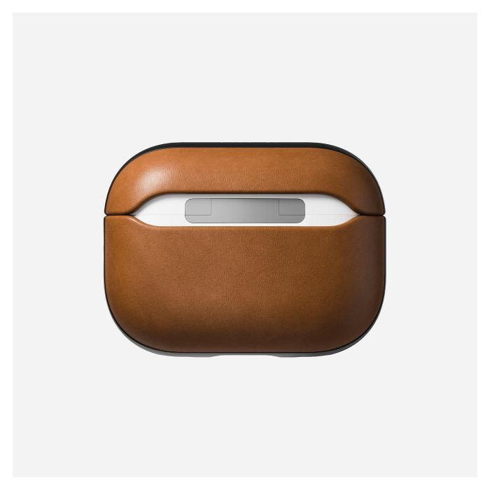 Nomad Modern Leather Case English Tan - Funda de Cuero para AirPods Pro 2 - Compatible Apple - Color Marrón 5 Nomad Modern Leather Case English Tan - Funda de Cuero para AirPods Pro 2 - Compatible Apple - Color Marrón 5