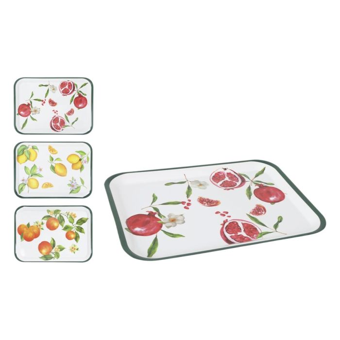Bandeja La Mediterránea 42 x 31 cm Frutas 9 Unidades 7 Bandeja La Mediterránea 42 x 31 cm Frutas 9 Unidades 7
