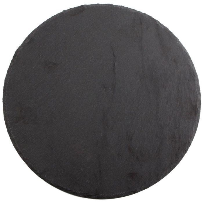 Quid Pizarra Redonda Select Mineral Rugoso Negro 25 cm 1 Quid Pizarra Redonda Select Mineral Rugoso Negro 25 cm 1