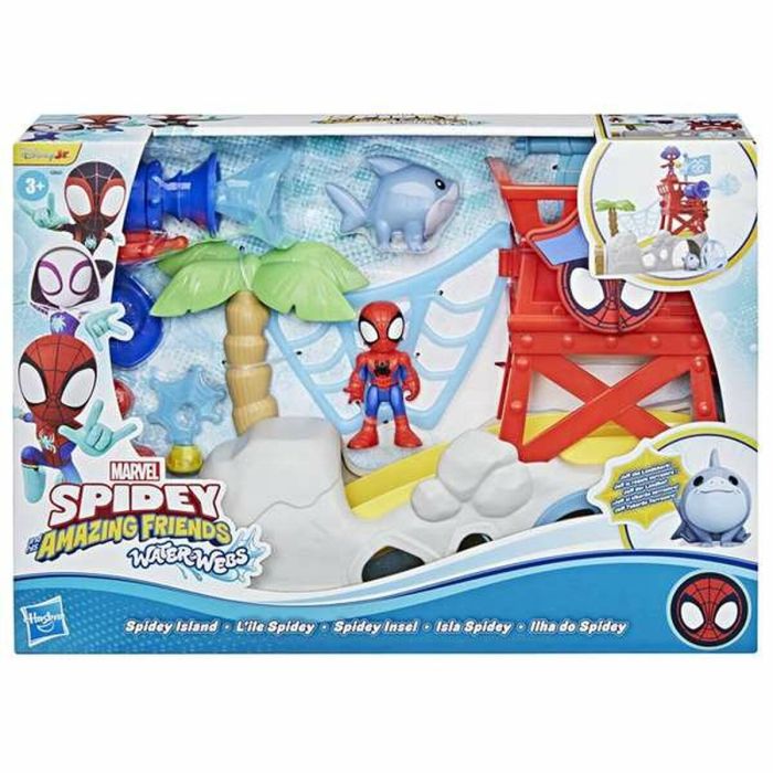 HASBRO Spidey Waterwebs Isla Spidey Set de Juego con 2 Figuras y 6 Accesorios Edad 3+ años 1 HASBRO Spidey Waterwebs Isla Spidey Set de Juego con 2 Figuras y 6 Accesorios Edad 3+ años 1