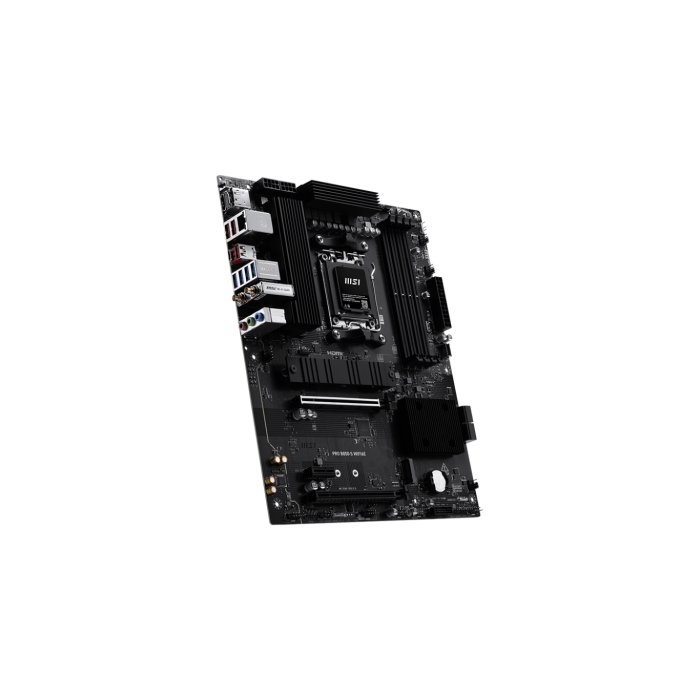 MSI Placa Base PRO B850-S WIFI6E AMD B850 Socket AM5 ATX DDR5 M.2 2.5GbE Wi-Fi 6E Bluetooth 5.3 911-7E80-002 3