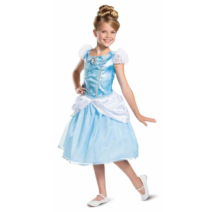 Jakks Pacific Disfraz Cenicienta Disney Princesas Deluxe Talla S (5-6 años) 7