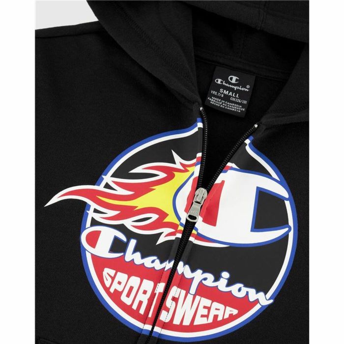 Sudadera con Capucha Hombre Champion Negro 1