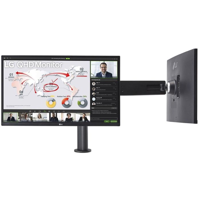 68.47cm/27'' (2560x1440) LG Ergo Dual 27QP88DP-BS 16:9 5ms IPS HDMI DisplayPort USB-C VESA Pivot QHD 9 68.47cm/27'' (2560x1440) LG Ergo Dual 27QP88DP-BS 16:9 5ms IPS HDMI DisplayPort USB-C VESA Pivot QHD 9
