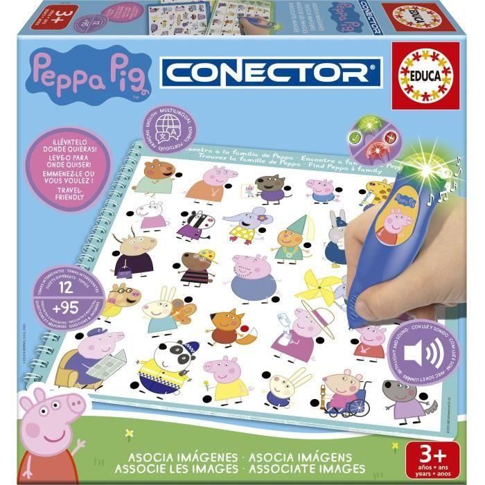 Educa EDU8412668202184 Conector Junior Peppa Pig - Juego Educativo Electrónico Interactivo - Aprendizaje a Partir de 3 Años 0 Educa EDU8412668202184 Conector Junior Peppa Pig - Juego Educativo Electrónico Interactivo - Aprendizaje a Partir de 3 Años 0