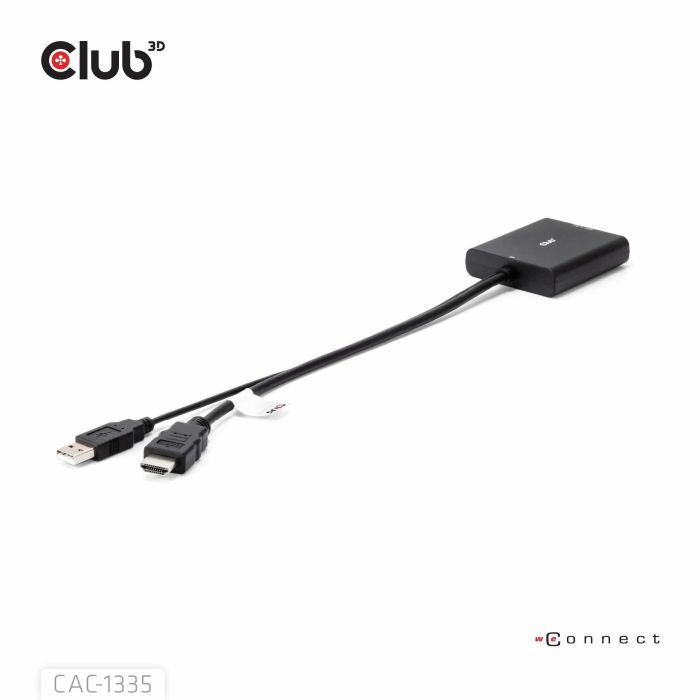 Club3D Adaptador HDMI + MicroUSB a DisplayPort Activo 4K120Hz 17 Club3D Adaptador HDMI + MicroUSB a DisplayPort Activo 4K120Hz 17