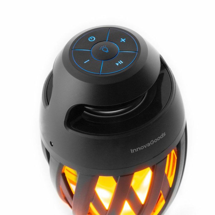 Altavoz Inalámbrico con LED Efecto Llama Spekkle InnovaGoods 4 Altavoz Inalámbrico con LED Efecto Llama Spekkle InnovaGoods 4