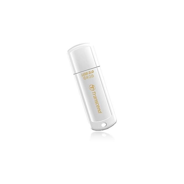 Transcend JetFlash 730 USB 3.1 64GB Blanco - Memoria Flash USB Tipo A para Windows y Mac