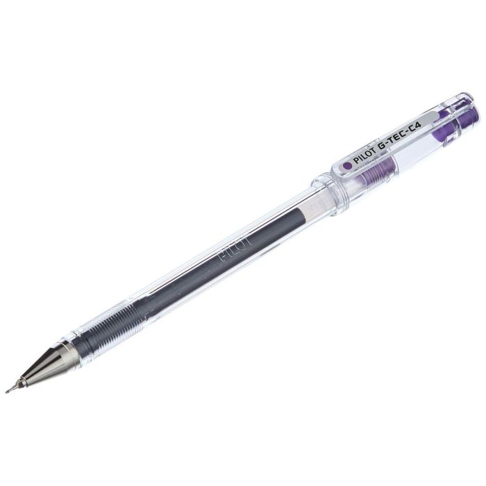 Bolígrafo de gel Pilot G-TEC C4 Morado Violeta 0,2 mm (12 Unidades) 1