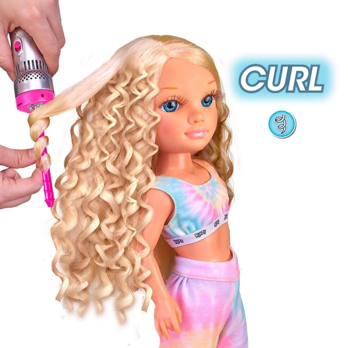 Famosa Nac73000 Muñeca Nancy Air Styler: Crea Peinados Flexibles con Herramienta de Belleza y Accesorios 3 Famosa Nac73000 Muñeca Nancy Air Styler: Crea Peinados Flexibles con Herramienta de Belleza y Accesorios 3