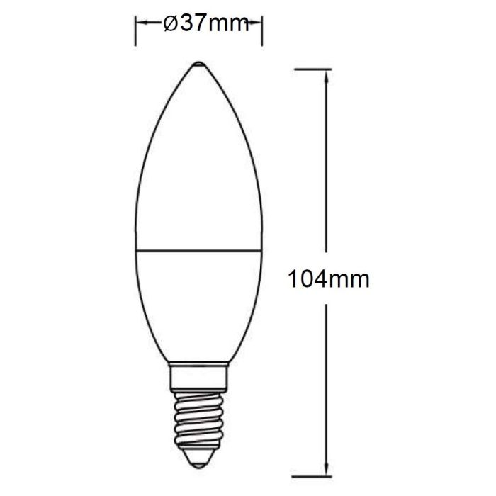 Panasonic-Panalight LDAHV5L27CFE142EP Lámpara LED Vela Frost E14 3,5W 2700K 1 Panasonic-Panalight LDAHV5L27CFE142EP Lámpara LED Vela Frost E14 3,5W 2700K 1