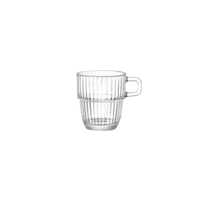 Bormioli Rocco Taza Cortado 185 ml Vidrio Templado Apilable 12 Unidades Barshine