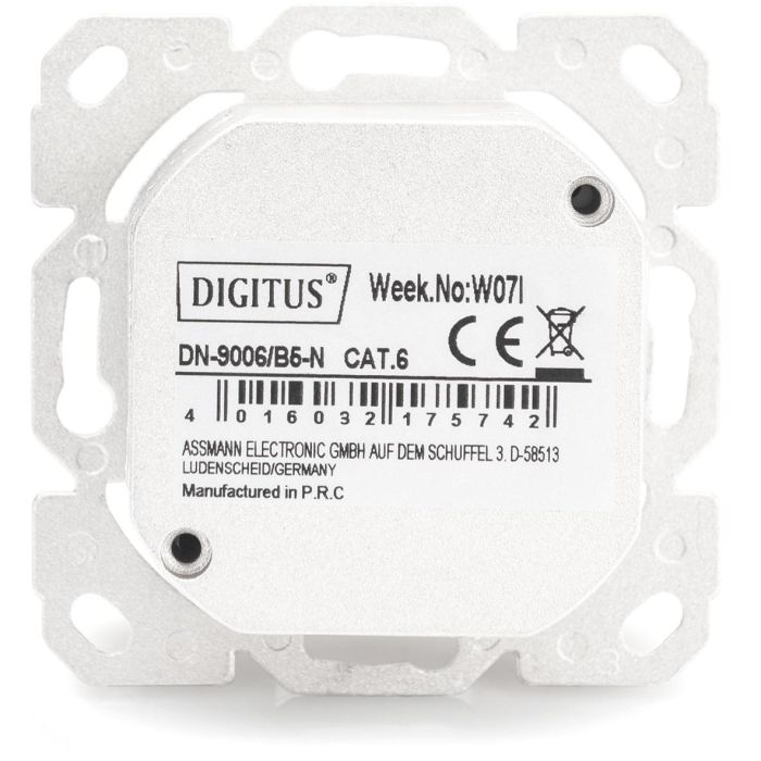 DIGITUS RJ45 Dose 2x RJ45 Cat6 geschirmt Aufputz 5er Set 3 DIGITUS RJ45 Dose 2x RJ45 Cat6 geschirmt Aufputz 5er Set 3