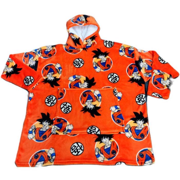 TOEI ANIMATION Bata sudadera oversize Dragon Ball coral infantil